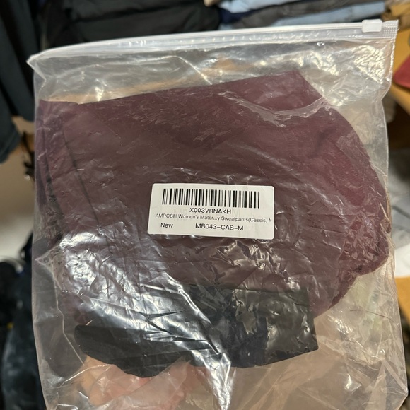 AMPOSH Women's Maternity Quick-Dry Pants Scrub Joggers Sweatpants - Medium - Picture 3 of 4